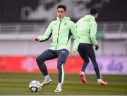 9 October 2024; Jamie McGrath during a Republic of Ireland training session at the Helsinki Olympic Stadium in Helsinki, Finland. Photo by Stephen McCarthy/Sportsfile