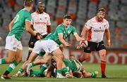 9 October 2024; Cormac Foley of Ireland in action against the Toyota Cheetahs during the Toyota Challenge Match between Toyota Cheetahs and Emerging Ireland at Toyota Stadium in Bloemfontein, South Africa. Photo by Johan Pretorius/Sportsfile