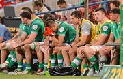 9 October 2024; Sam Prendergast of Ireland, centre, after being substituted during the Toyota Challenge Match between Toyota Cheetahs and Emerging Ireland at Toyota Stadium in Bloemfontein, South Africa. Photo by Johan Pretorius/Sportsfile