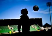 10 October 2024; Shamrock Rovers and Republic of Ireland international Stephanie Zambra poses for a portrait at Tallaght Stadium in Dublin after announcing her decision to retire from football after her final game for Shamrock Rovers this weekend. Photo by David Fitzgerald/Sportsfile