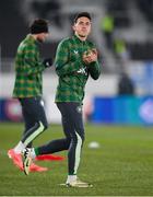 10 October 2024; Jamie McGrath of Republic of Ireland before the UEFA Nations League B Group 2 match between Finland and Republic of Ireland at the Helsinki Olympic Stadium in Helsinki, Finland. Photo by Stephen McCarthy/Sportsfile
