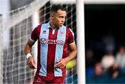6 October 2024; Douglas James-Taylor of Drogheda United during the Sports Direct Men’s FAI Cup semi-final match between Drogheda United and Wexford at Weavers Park in Drogheda, Louth. Photo by Ben McShane/Sportsfile