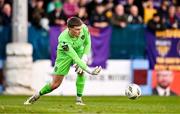 6 October 2024; Wexford goalkeeper Conor Walsh during the Sports Direct Men’s FAI Cup semi-final match between Drogheda United and Wexford at Weavers Park in Drogheda, Louth. Photo by Ben McShane/Sportsfile