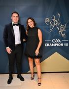 11 October 2024; Westmeath hurler Killian Doyle with Aoife Flynn upon arrival at the GAA Champion 15 Awards ceremony at Croke Park in Dublin. Photo by Sam Barnes/Sportsfile
