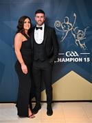 11 October 2024; Derry hurler Mark Craig with Bronagh Craig upon arrival at the GAA Champion 15 Awards ceremony at Croke Park in Dublin. Photo by Sam Barnes/Sportsfile