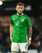 11 October 2024; Sam Curtis of Republic of Ireland during the UEFA European U21 Championship qualifier match between Republic of Ireland and Norway at Turner's Cross in Cork. Photo by Brendan Moran/Sportsfile