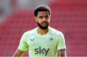 12 October 2024; Andrew Omobamidele during a Republic of Ireland training session at the Georgios Karaiskakis Football Stadium in Piraeus, Greece. Photo by Stephen McCarthy/Sportsfile