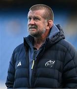 12 October 2024; Munster head coach Graham Rowntree before the United Rugby Championship match between Leinster and Munster at Croke Park in Dublin. Photo by Brendan Moran/Sportsfile