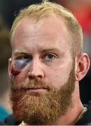 12 October 2024; Jeremy Loughman of Munster after his side's defeat in the United Rugby Championship match between Leinster and Munster at Croke Park in Dublin. Photo by Sam Barnes/Sportsfile