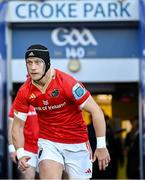 12 October 2024; Mike Haley of Munster walks onto the pitch before the United Rugby Championship match between Leinster and Munster at Croke Park in Dublin. Photo by Brendan Moran/Sportsfile