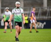 13 October 2024; Colm Walsh of Lucan Sarsfields after his side's defeat in the Dublin County Senior Club Hurling Championship semi-final match between Kilmacud Crokes and Lucan Sarsfields at Parnell Park in Dublin. Photo by Piaras Ó Mídheach/Sportsfile