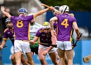 13 October 2024; Mark Grogan of Kilmacud Crokes during the Dublin County Senior Club Hurling Championship semi-final match between Kilmacud Crokes and Lucan Sarsfields at Parnell Park in Dublin. Photo by Piaras Ó Mídheach/Sportsfile