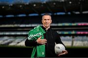 14 October 2024; Leinster manager Dessie Dolan during the Allianz GAA Football Inter-Provincial Series Briefing at Croke Park in Dublin. Photo by David Fitzgerald/Sportsfile