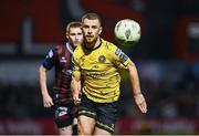 14 October 2024; Aaron Bolger of St Patrick's Athletic during the SSE Airtricity Men's Premier Division match between Bohemians and St Patrick's Athletic at Dalymount Park in Dublin. Photo by Tyler Miller/Sportsfile