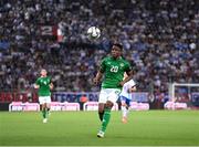 13 October 2024; Chiedozie Ogbene of Republic of Ireland during the UEFA Nations League B Group 2 match between Greece and Republic of Ireland at Georgios Karaiskakis Football Stadium in Piraeus, Greece. Photo by Stephen McCarthy/Sportsfile