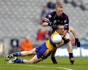 22 August 2004; Odran O'Dwyer, Clare, is tackled by Colin Neary, Sligo. Tommy Murphy Cup Final, Clare v Sligo, Croke Park, Dublin. Picture credit; Matt Browne / SPORTSFILE