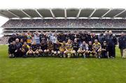 22 August 2004; Clare squad pictured with the Tommy Murphy Cup after victory over Sligo. Tommy Murphy Cup Final, Clare v Sligo, Croke Park, Dublin. Picture credit; Matt Browne / SPORTSFILE