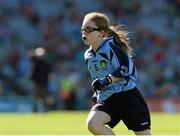 22 September 2013; Helena McGee, from Scoil Naomh Fíonnán, Falcarragh, Donegal, representing Dublin. INTO/RESPECT Exhibition GoGames during the GAA Football All-Ireland Senior Championship Final between Dublin and Mayo, Croke Park, Dublin. Picture credit: Ray McManus / SPORTSFILE
