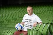 25 September 2013; Dundalk player Peter Cherrie during fundraising for Drogheda United striker Gary O’Neill who was diagnosed with testicular cancer. Picture credit: Matt Browne / SPORTSFILE