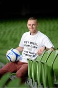 25 September 2013; Dundalk player Peter Cherrie during fundraising for Drogheda United striker Gary O’Neill who was diagnosed with testicular cancer. Picture credit: Matt Browne / SPORTSFILE