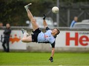 25 September 2013; Philip McMahon, Dublin takes a shot on goal, during the GOAL Challenge charity match. Dublin Goal challenge, Parnell Park, Dublin.  Picture credit: Barry Cregg / SPORTSFILE