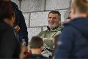 18 October 2024; Former Republic of Ireland captain Roy Keane in attendance during the SSE Airtricity Men's First Division match between Cork City and Wexford at Turner's Cross in Cork. Photo by Sam Barnes/Sportsfile