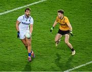 19 October 2024; Aidan O’Shea of Connacht in action against Eoin McEvoy, right, and Padraig Faulkner of Ulster during the Allianz GAA Football Interprovincial Championship Final match between Connacht and Ulster at Croke Park in Dublin. Photo by Piaras Ó Mídheach/Sportsfile