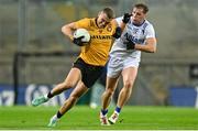 19 October 2024; Conn Kilpatrick of Ulster in action against Eoghan McLoughlin of Connacht during the Allianz GAA Football Interprovincial Championship Final match between Connacht and Ulster at Croke Park in Dublin. Photo by Stephen Marken/Sportsfile