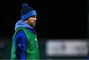 19 October 2024; Leinster contact skills coach Sean O'Brien before the United Rugby Championship match between Connacht and Leinster at Dexcom Stadium in Galway. Photo by Seb Daly/Sportsfile