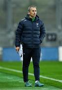 19 October 2024; Leinster manager Dessie Dolan during the Allianz GAA Football Interprovincial Championship Shield Final match between Leinster and Munster at Croke Park in Dublin. Photo by Stephen Marken/Sportsfile