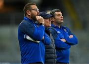 19 October 2024; Munster manager John Cleary, centre, during the Allianz GAA Football Interprovincial Championship Shield Final match between Leinster and Munster at Croke Park in Dublin. Photo by Stephen Marken/Sportsfile