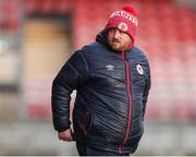 20 October 2024; St Patrick’s Athletic manager Alan Brady during the EA SPORTS MU15 LOI Michael Hayes Cup match between Cork City and St Patrick’s Athletic at Turner’s Cross in Cork. Photo by Michael P Ryan/Sportsfile