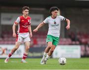 20 October 2024; Joe Miskella of Cork City during the EA SPORTS MU15 LOI Michael Hayes Cup match between Cork City and St Patrick’s Athletic at Turner’s Cross in Cork. Photo by Michael P Ryan/Sportsfile