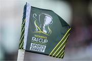 20 October 2024; A general view of a corner flag during the Sports Direct Women's FAI Cup Final between Athlone Town and Shelbourne at Tallaght Stadium in Dublin. Photo by Stephen McCarthy/Sportsfile
