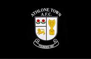 20 October 2024; A detailed view of the Athlone Town crest on their jersey before the Sports Direct Women's FAI Cup Final between Athlone Town and Shelbourne at Tallaght Stadium in Dublin. Photo by Stephen McCarthy/Sportsfile