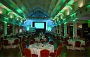 24 October 2024; Paralympics Ireland hosted their Paris 2024 Ball at the RDS in Dublin this evening. The event was held to honour and celebrate the outstanding achievements and contributions of all those involved in the success of the Paralympic Games in Paris. Pictured is a general view of the room before the event at the RDS in Dublin. Photo by Sam Barnes/Sportsfile