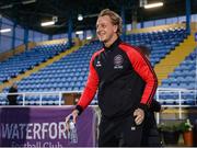 25 October 2024; Bohemians goalkeeper James Talbot before the SSE Airtricity Men's Premier Division match between Waterford and Bohemians at the Regional Sports Centre in Waterford. Photo by Michael P Ryan/Sportsfile
