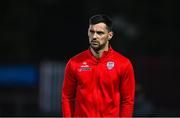 25 October 2024; Patrick Hoban of Derry City before the SSE Airtricity Men's Premier Division match between St Patrick's Athletic and Derry City at Richmond Park in Dublin. Photo by Tyler Miller/Sportsfile