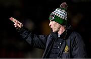 25 October 2024; Trillick manager Jody Gormley before the Tyrone County Senior Club Football Championship final match between Errigal Ciarán and Trillick at O'Neills Healy Park in Omagh, Tyrone. Photo by Ramsey Cardy/Sportsfile