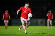 25 October 2024; Lee Brennan of Trillick during the Tyrone County Senior Club Football Championship final match between Errigal Ciarán and Trillick at O'Neills Healy Park in Omagh, Tyrone. Photo by Ramsey Cardy/Sportsfile