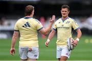 26 October 2024; Billy Burns of Munster warms up before the United Rugby Championship match between Hollywoodbets Sharks and Munster at Hollywoodbets Kings Park in Durban, South Africa. Photo by Shaun Roy/Sportsfile