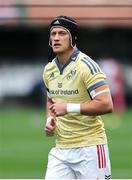 26 October 2024; Mike Haley of Munster warms up before the United Rugby Championship match between Hollywoodbets Sharks and Munster at Hollywoodbets Kings Park in Durban, South Africa. Photo by Shaun Roy/Sportsfile