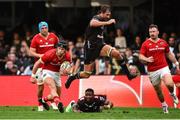 26 October 2024; Mike Haley of Munster in action during the United Rugby Championship match between Hollywoodbets Sharks and Munster at Hollywoodbets Kings Park in Durban, South Africa. Photo by Shaun Roy/Sportsfile