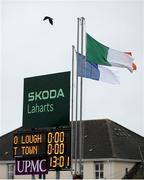27 October 2024; A general view of the scoreboard before the Kilkenny County Senior Club Hurling Championship final match between O’Loughlin Gaels and Thomastown at UPMC Nowlan Park in Kilkenny. Photo by Michael P Ryan/Sportsfile