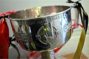 27 October 2024; A general view of the Bishop Moynihan cup before the Kerry County Senior Club Football Championship final match between Dingle and Dr Crokes at Austin Stack Park in Tralee, Kerry. Photo by Brendan Moran/Sportsfile