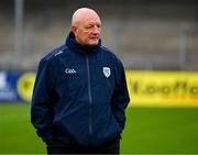 26 October 2024; Terence McNaughton of Ireland before the Shinty International match between Ireland and Scotland at Cusack Park in Ennis, Clare. Photo by Ray McManus/Sportsfile