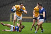 27 October 2024; Conor McManus of Clontibret in action against Conor McCarthy of Scotstown during the Monaghan County Senior Club Football Championship final match between Clontibret O'Neills and Scotstown at St Tiernach's Park in Clones, Monaghan. Photo by Philip Fitzpatrick/Sportsfile