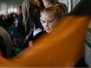 27 October 2024; Garryspillane supporter Tuby Hayes, four years, Knocklong, before the Limerick County Premier Intermediate Hurling Championship final match between Garryspillane and Newcastle West at TUS Gaelic Grounds in Limerick. Photo by Ray McManus/Sportsfile