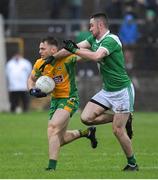 27 October 2024; Liam Silke of Corofin in action against Eoghan Kelly of Moycullen during the Galway County Senior Club Football Championship final match between Moycullen and Corofin at Tuam Stadium in Galway. Photo by Ray Ryan/Sportsfile