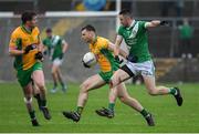 27 October 2024; Liam Silke of Corofin in action against Eoghan Kelly of Moycullen during the Galway County Senior Club Football Championship final match between Moycullen and Corofin at Tuam Stadium in Galway. Photo by Ray Ryan/Sportsfile